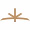 Ekena Millwork Alberta Smooth Timber Gable Bracket, Western Red Cedar, 60"W x 25"H x 1 1/2"D x 3 1/2"F, 10/12 Pitch GBW060X25X0204ALB00SWR - alternate 1